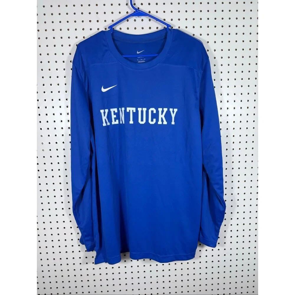 Nike mens dri fit pinwheel kentucky wildcats long sleeve shirt size XL